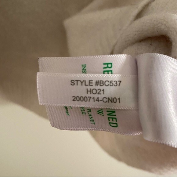 J. Crew Sweater Tan Cream Colorblock Zip-Up Soft Yarn Quarter Knit Medium Wool - Picture 6 of 7